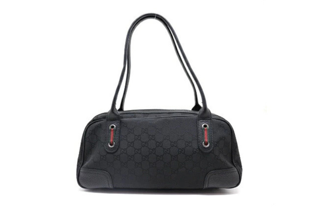 Gucci bag Boston GG canvas embossed black